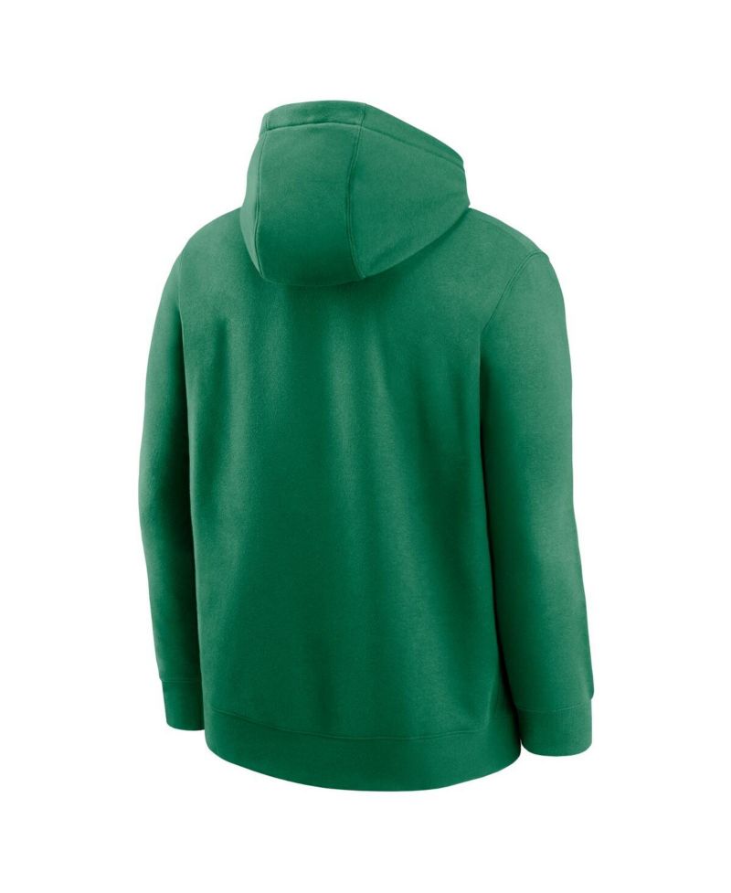 Men's Green New York Jets Big & Tall Club Logo Pullover Hoodie