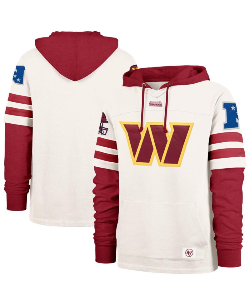 Men's Washington Commanders Split Zone Embroidered Hoodie