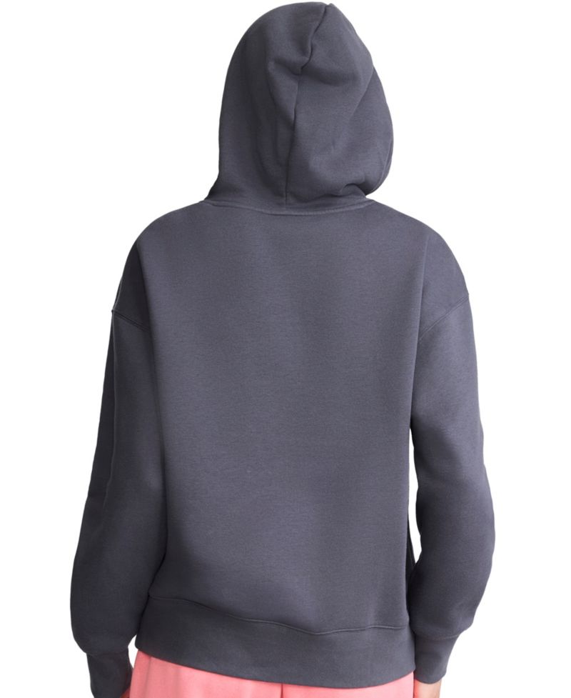 Women's Fleece Long-Sleeve Satin Applique Hoodie