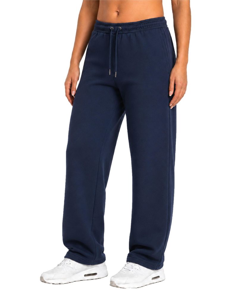 Women's Loose-Fit Wide-Leg Open-Bottom Sweatpants
