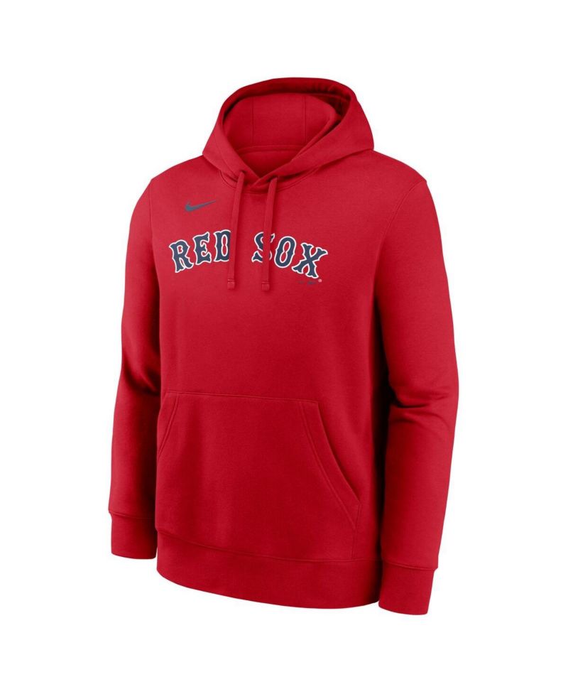 Men's Red Boston Red Sox Dri-Fit Club Hoodie