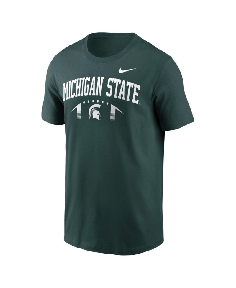 Men's Green Michigan State Spartans Primetime Football Icon T-Shirt