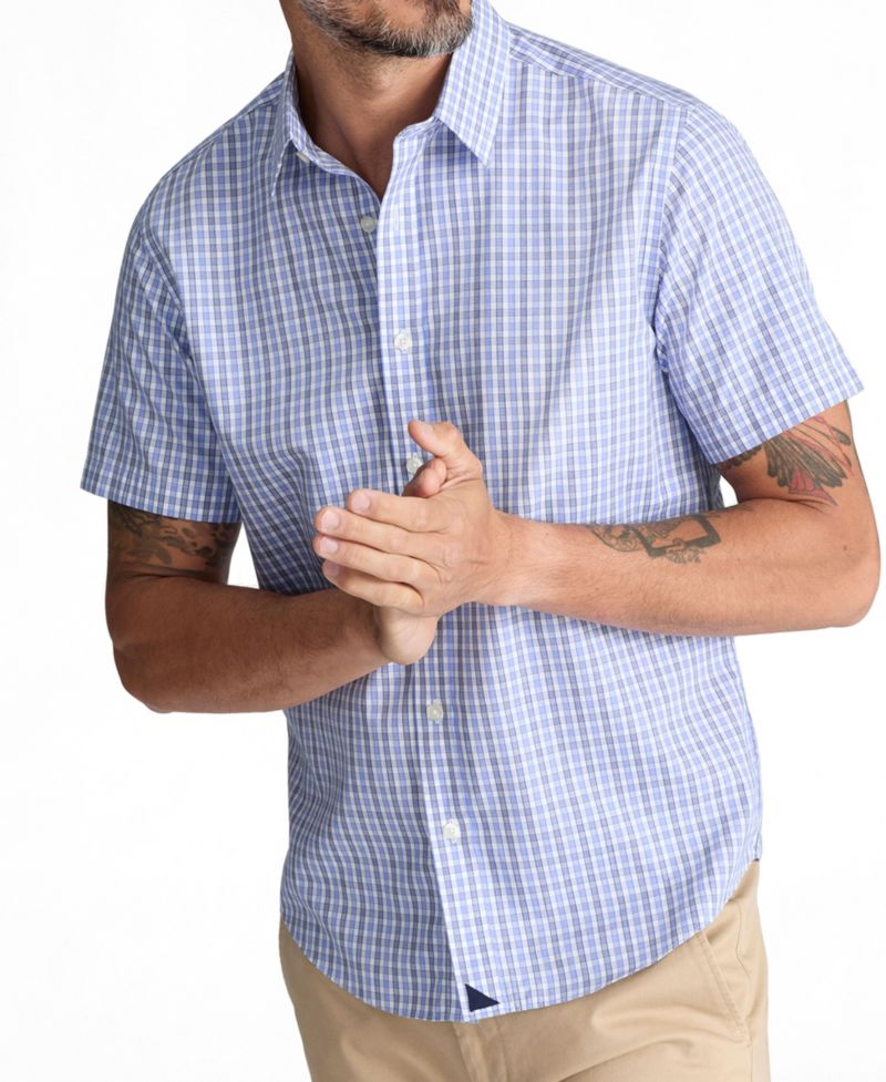 Men's Regular Wrinkle-Free Short-Sleeve Dante Shirt