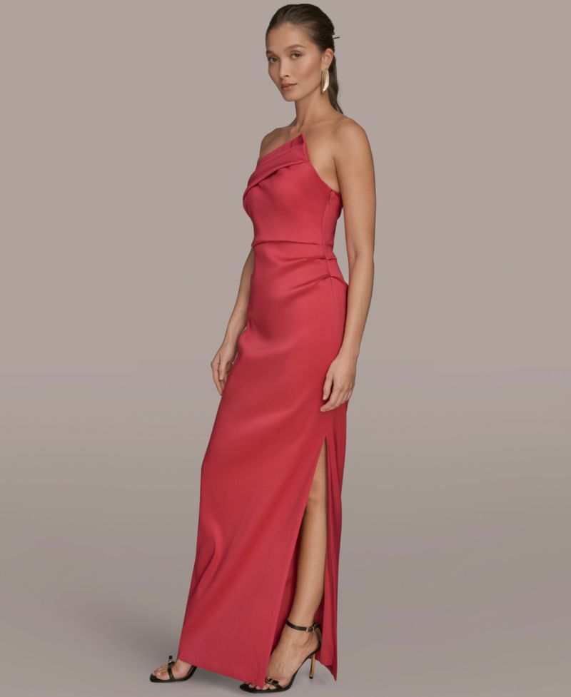 Women's Ruched Strapless Gown