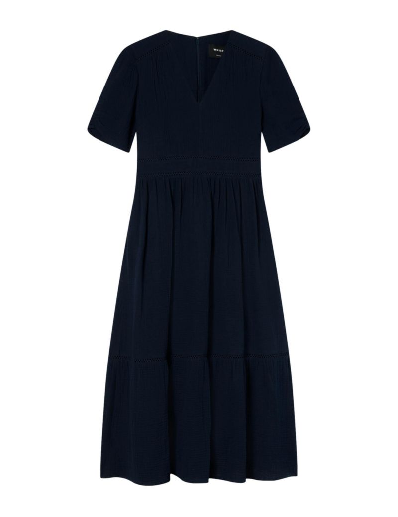 Women's Textured Midi Dress