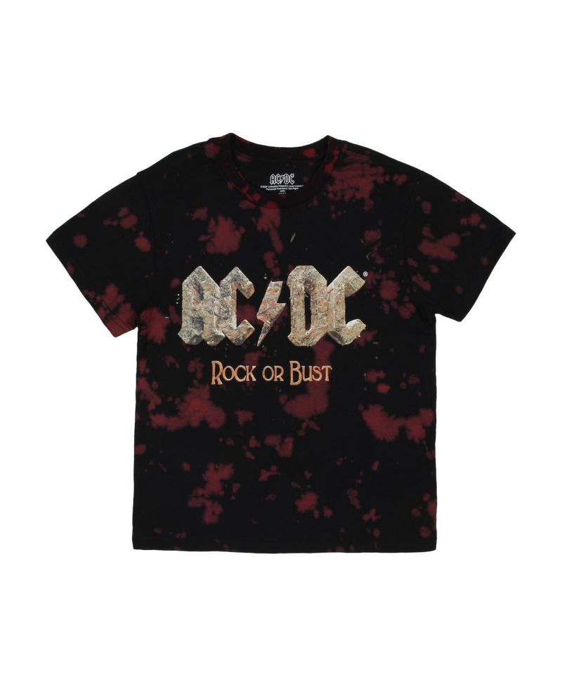 ACDC Rock Or Bust Boy's Short Sleeve T-shirt and Lounge Shorts Combo Set-XL
