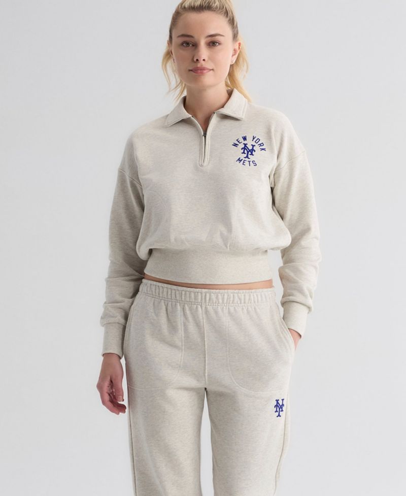 Women's New York Mets High-Rise Tapered Track Pants