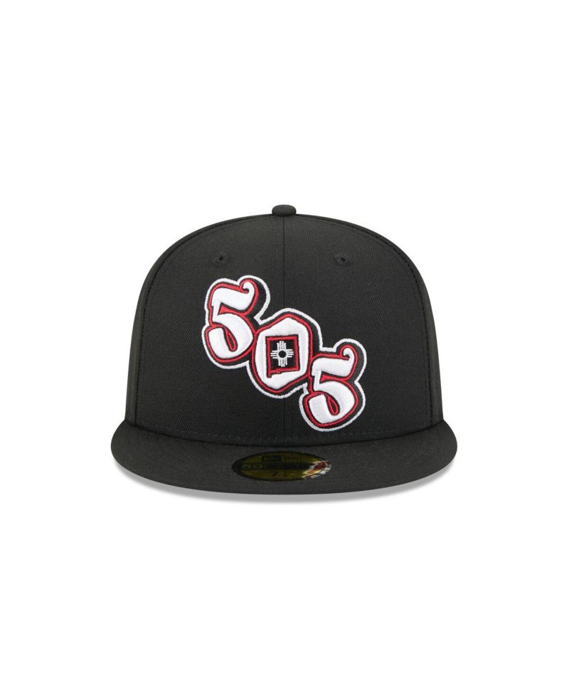 Men's Black Albuquerque Isotopes Theme Nights 59FIFTY Fitted Hat