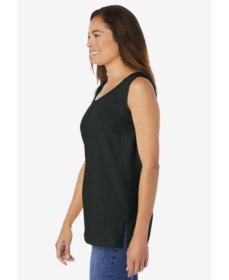 Plus Size Perfect Scoopneck Tank Top