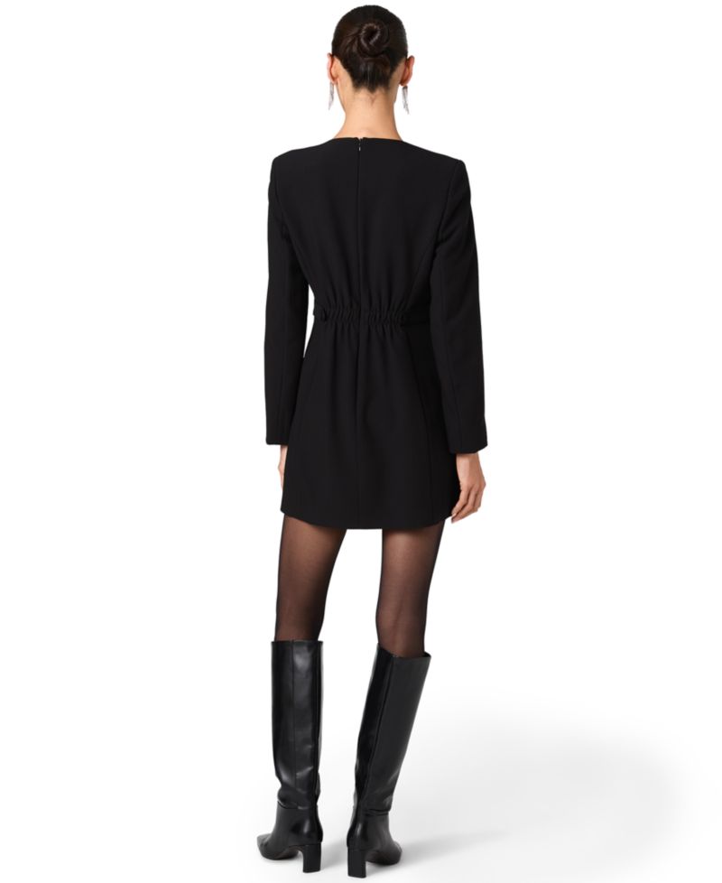 Women's Azra Mini V-Neck Long-Sleeve Dress