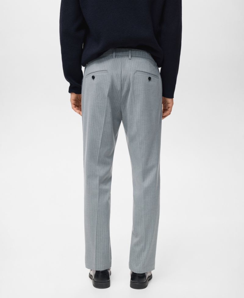 Men's Striped Slim-Fit Pants