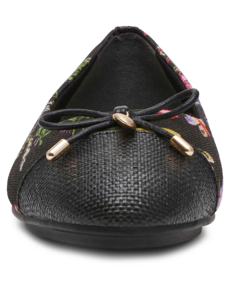 Women's Luci Floral Cap Toe Ballet Flats
