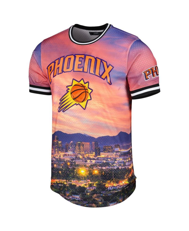 Men's Phoenix Suns Cityscape Stacked Logo T-shirt