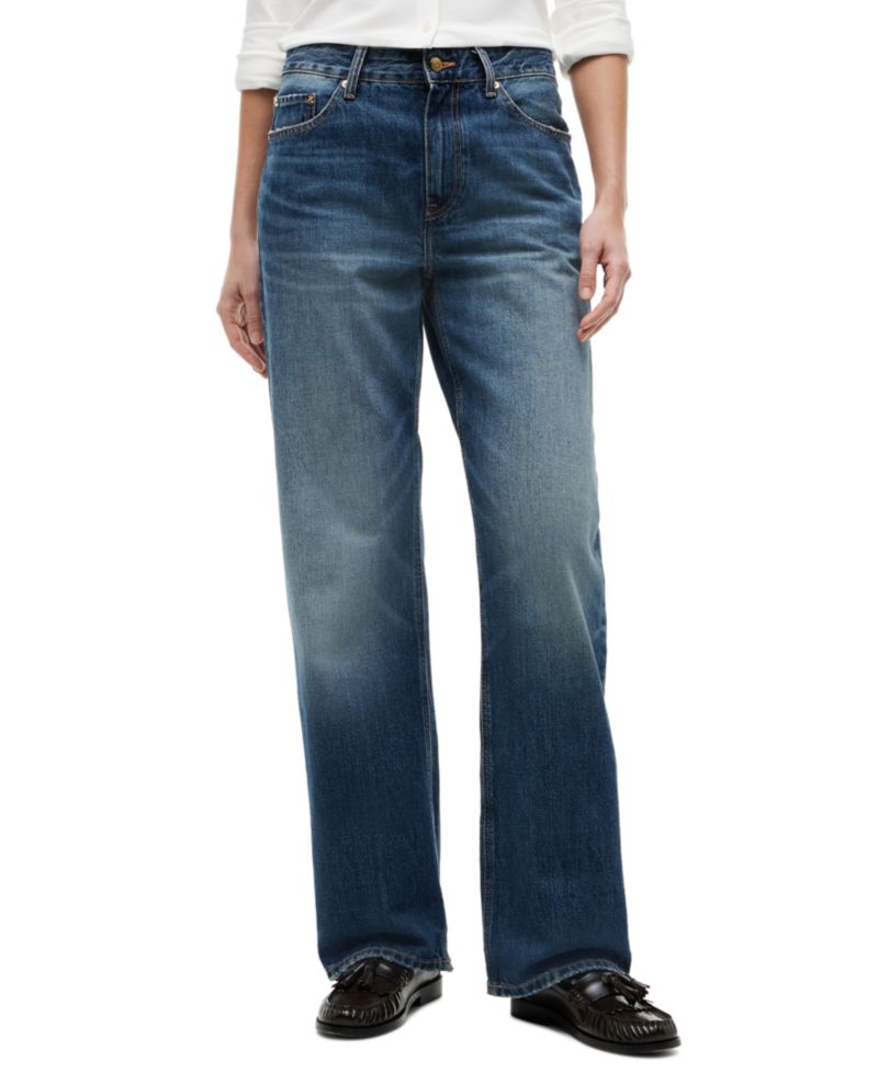 Women's Relaxed-Fit Straight-Leg Jeans