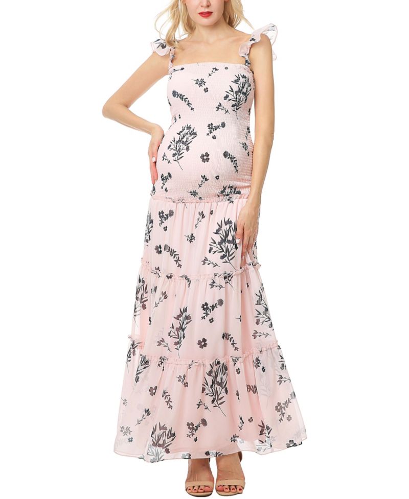 Women's Charity Smocked Maxi Dress