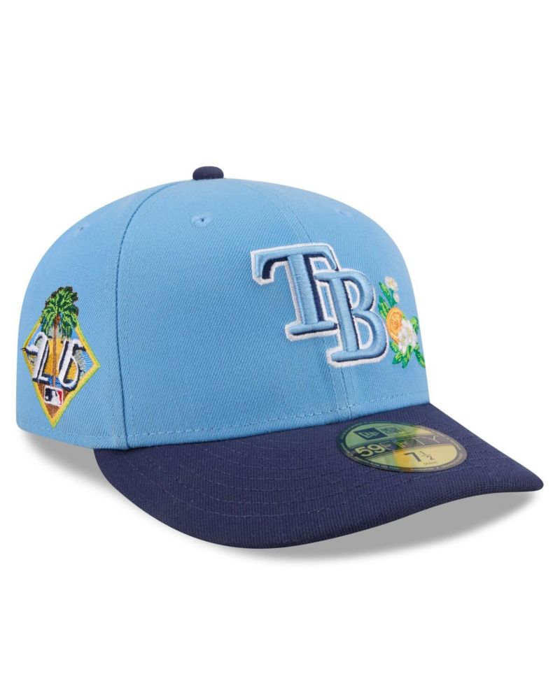 Men's Light Blue/Navy Tampa Bay Rays 2026 Spring Training Low Profile 59FIFTY Fitted Hat
