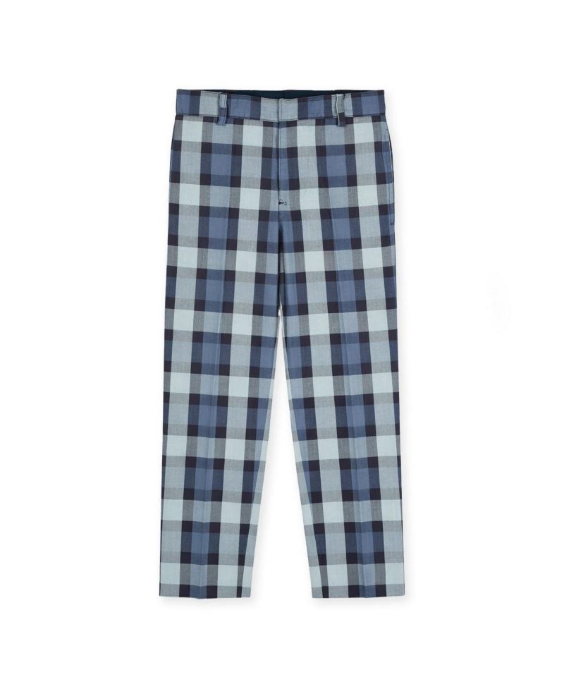 Boys' 4-20 Plaid Cotton Pants