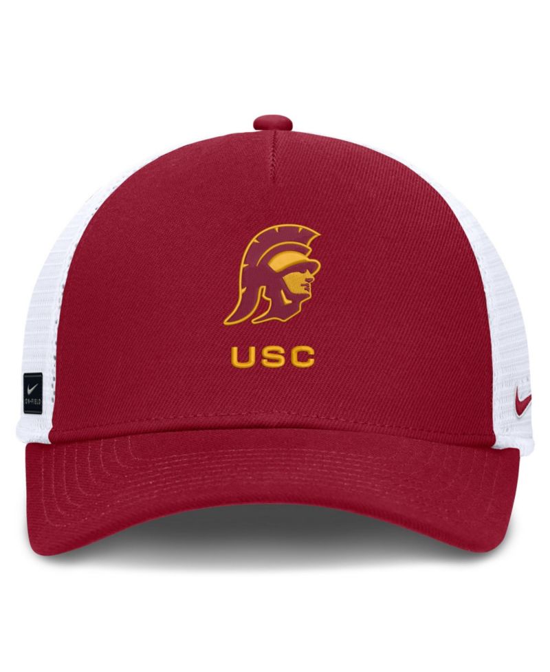 Men's and Women's Crimson USC Trojans 2026 On-Field Gameday Trucker Hat