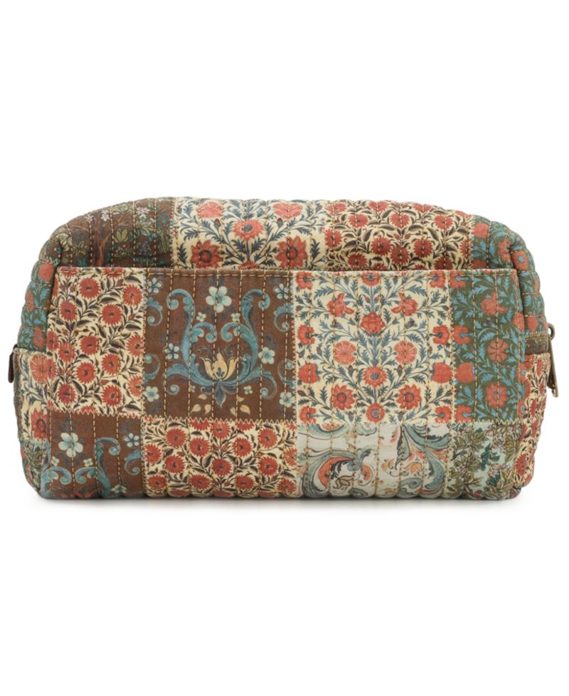 Rune Quilted Cotton Cosmetic Case