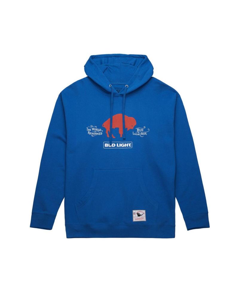 Men's Royal Buffalo Bills NFL x Bud Light Vintage Pullover Hoodie