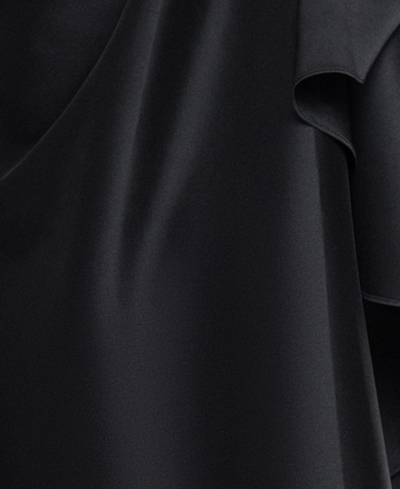 Women's Stretch Mikado Halter Neck Ball Gown