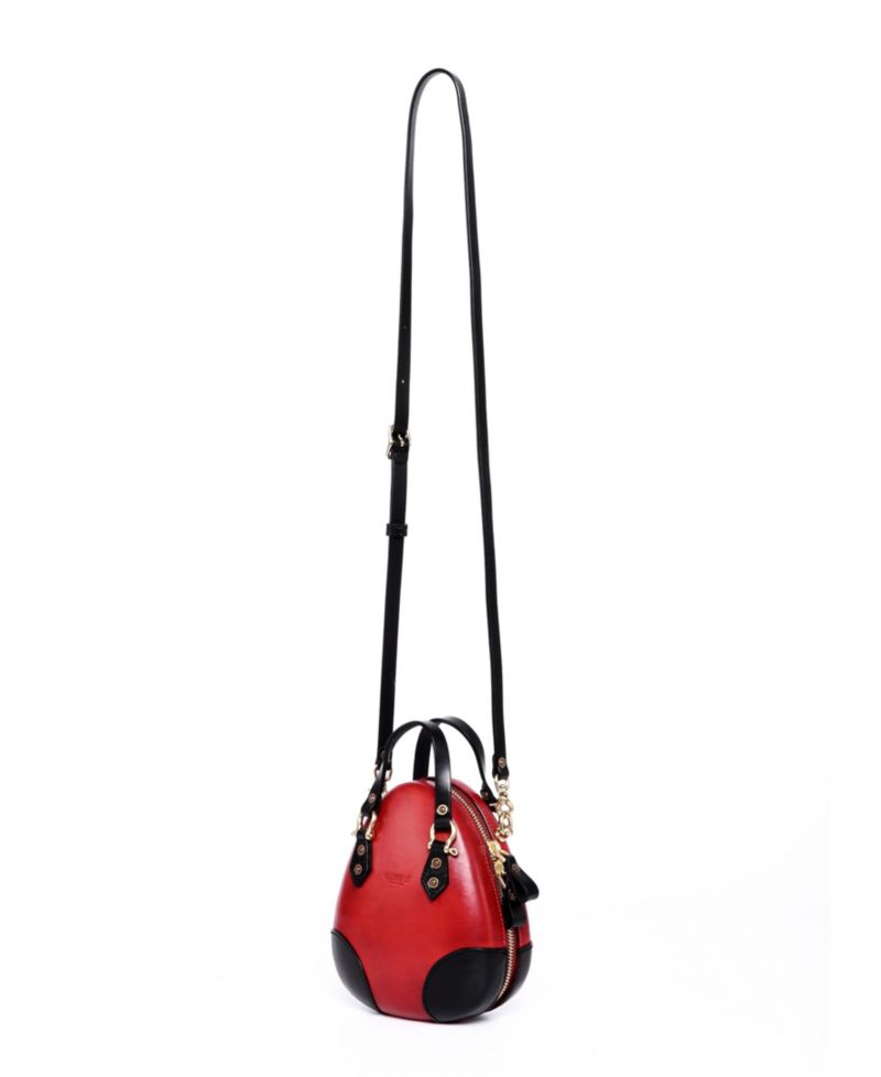 Women's Genuine Leather Fairy Lantern Mini Satchel