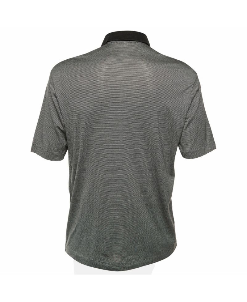 Women's Vintage Striped Cotton Polo Shirt