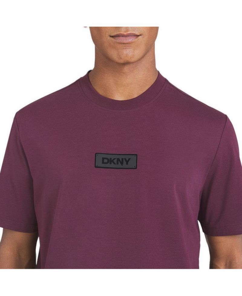 Men's Classic Fit Crewneck Silicone Plate Logo T-Shirt