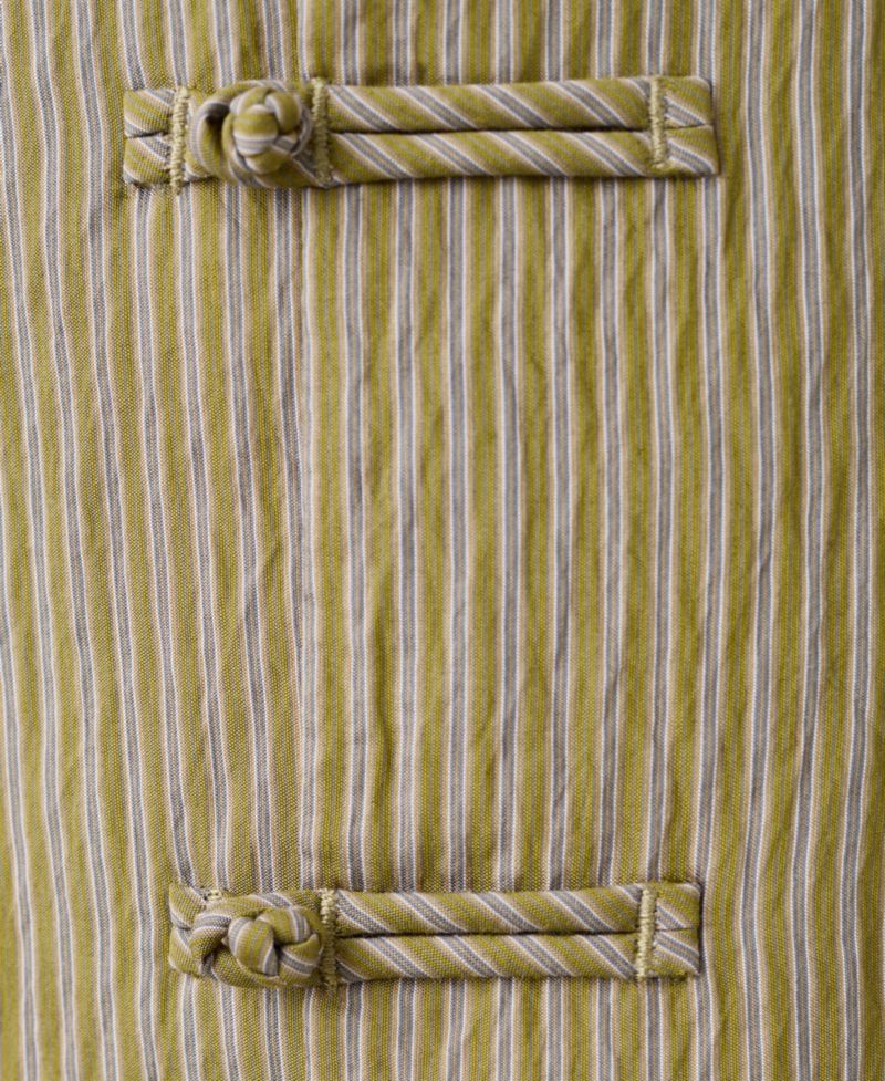 Women's Toggles Striped Vest