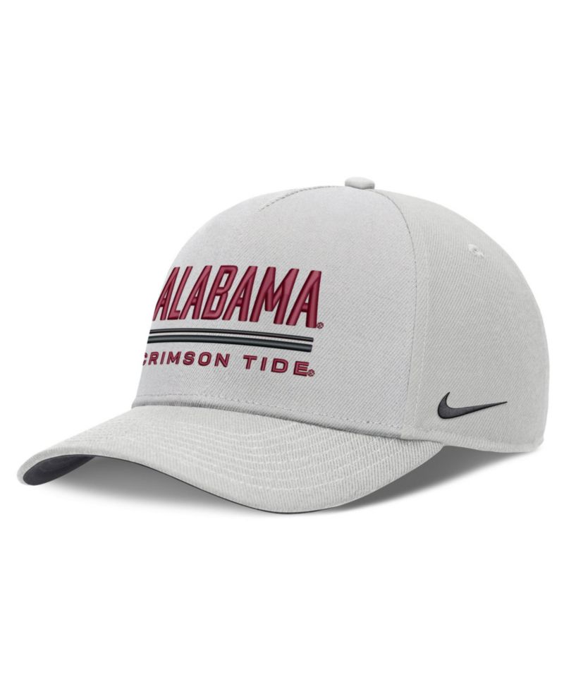 Men's Gray Alabama Crimson Tide 2026 Sideline Dri-FIT Rise Adjustable Hat