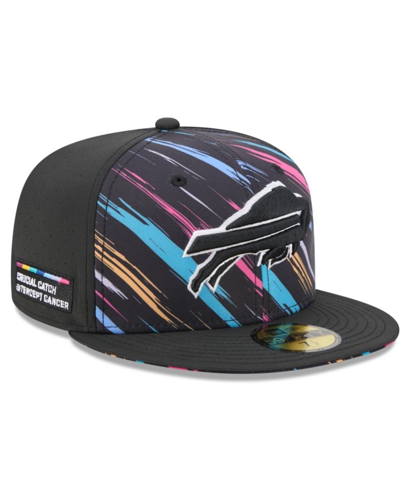 Men's Black Buffalo Bills 2026 NFL Cruical Catch 59FIFTY Fitted Hat