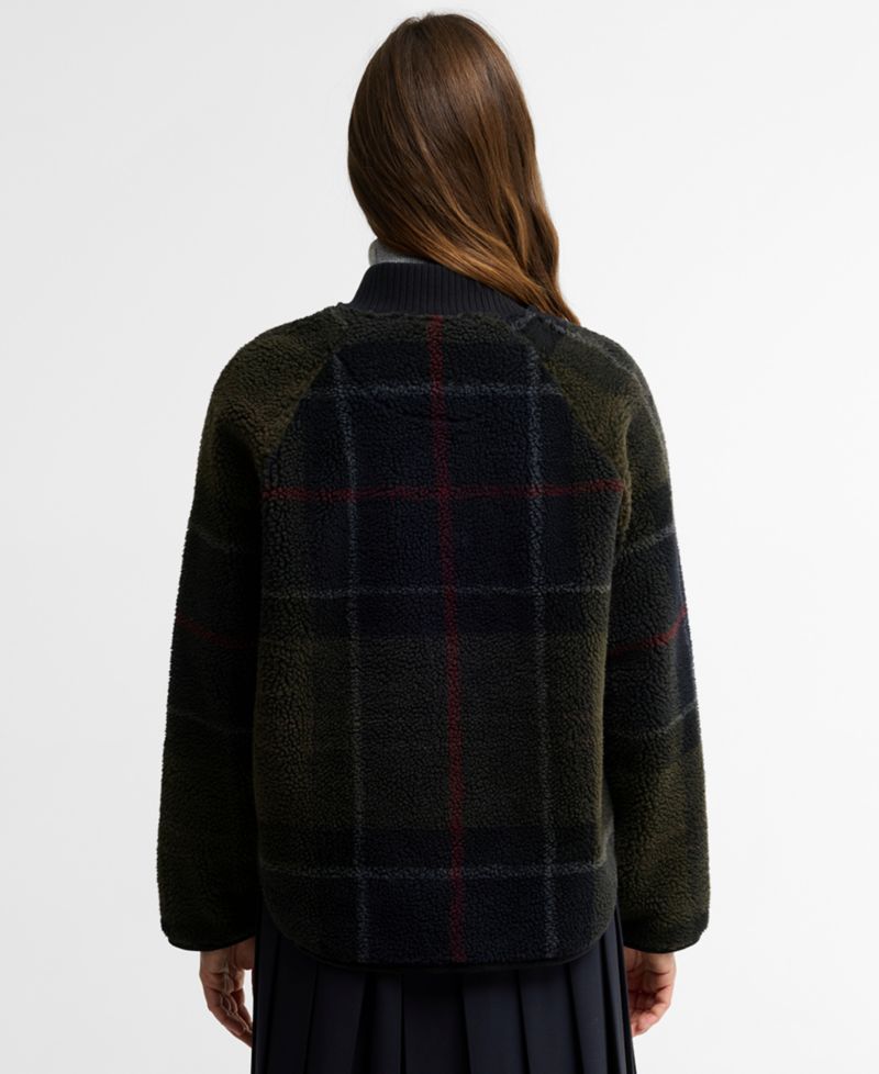 Women's Kirklees Tartan Jacquard Half-Zip Fleece Jacket