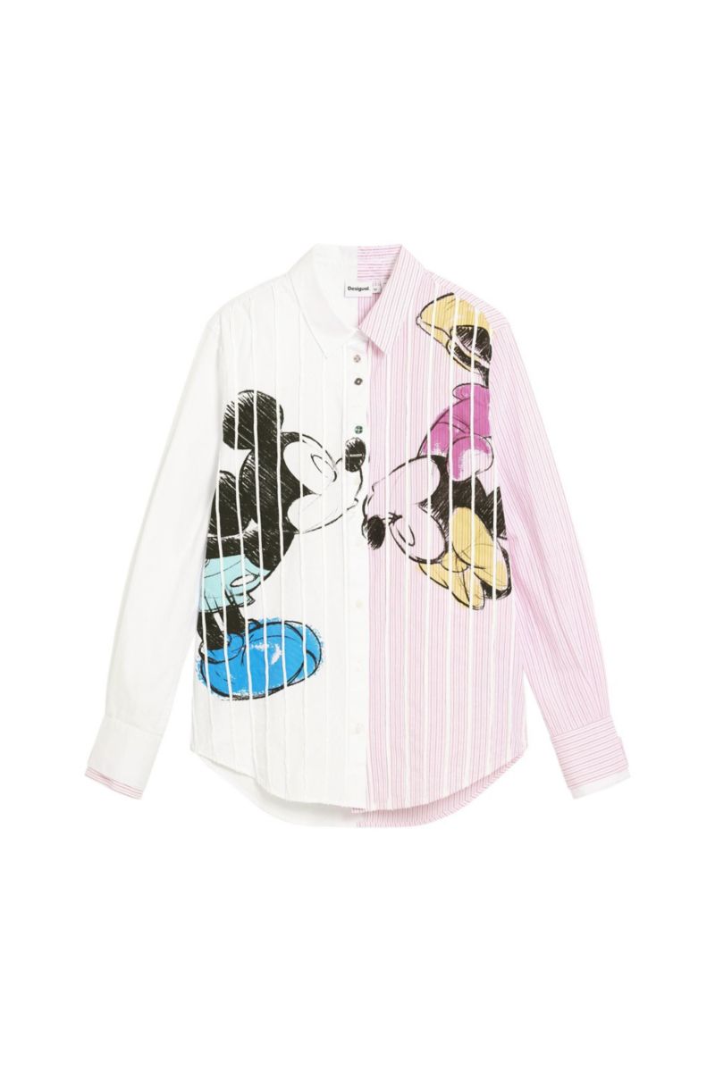 Women's Mickey And Minnie Mouse Shirt
