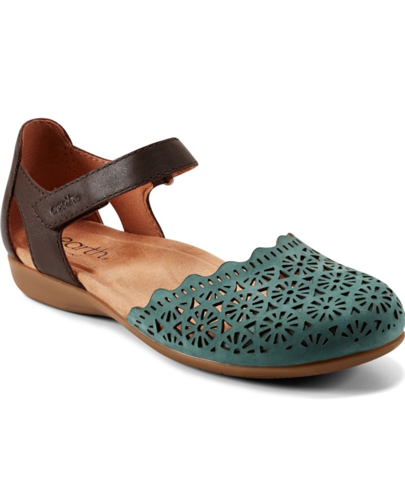 Women's Bronnie Perforated Two-Piece Flat Sandals