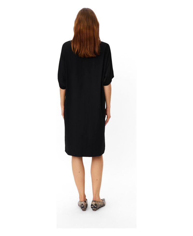 Women's MaNattie Batwing-Sleeve Loose-Fit Draped Knee-Length Dress