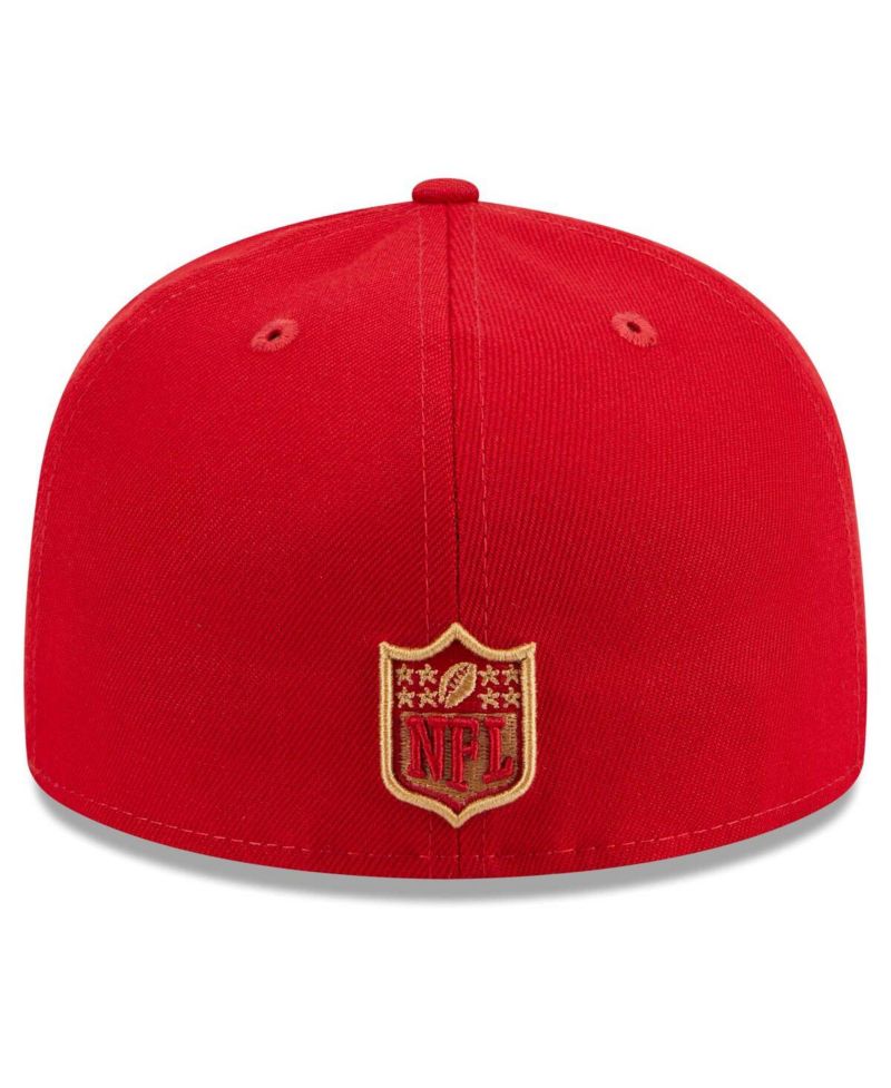 Men's Scarlet San Francisco 49ers Main Patch 59FIFTY Fitted Hat