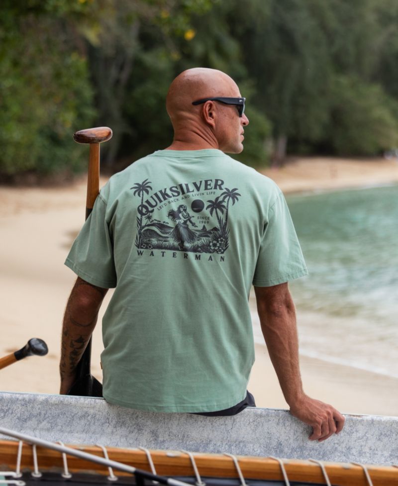 Quiksilver Men's Short-Sleeve Laid Back T-shirt
