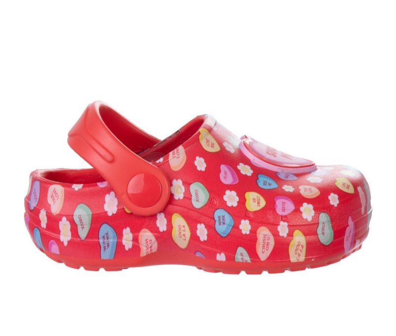 Big Girls Conversation Hearts Clogs