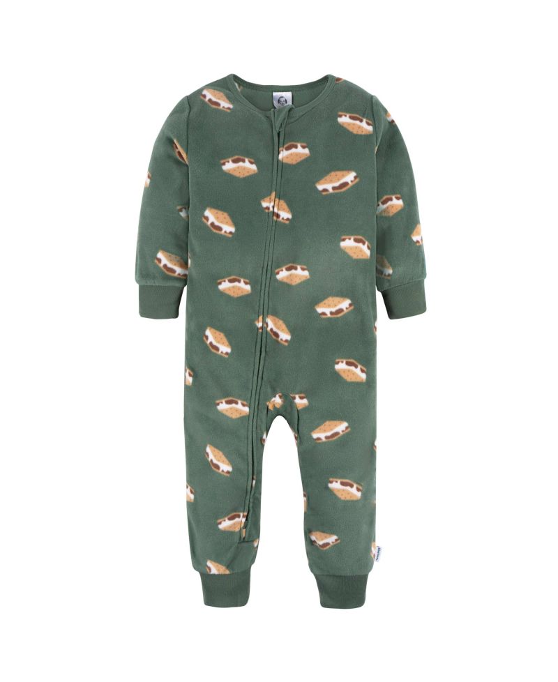 Baby Boys Baby Footless Fleece Pajamas, 3-Pack