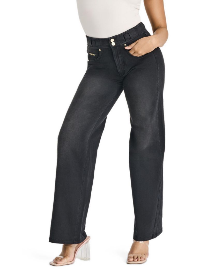 Women's High-Rise Shaping Wide Leg Jeans