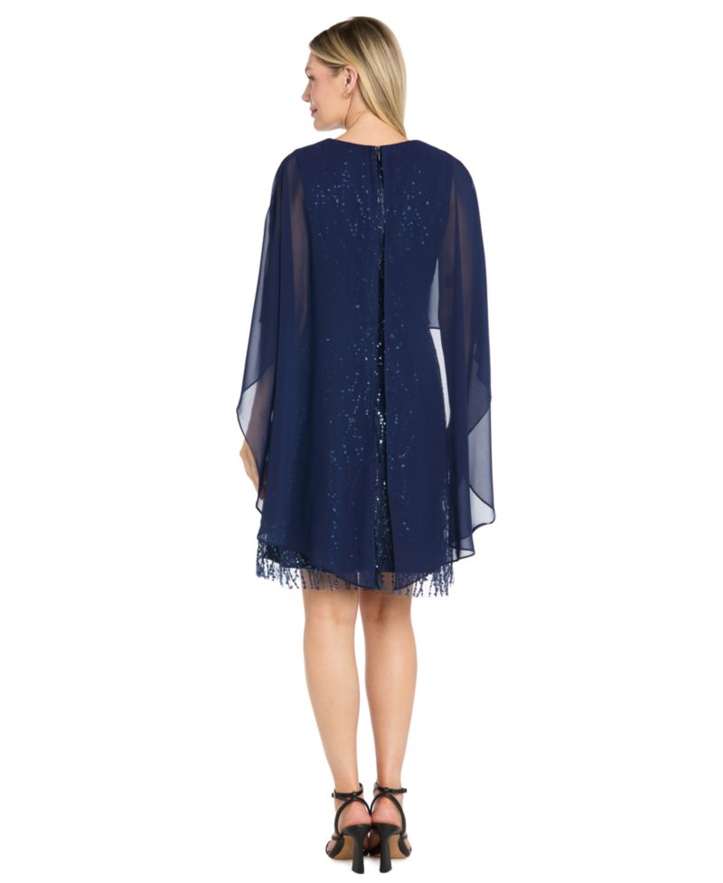 Petite Caviar Beaded Sheath Dress