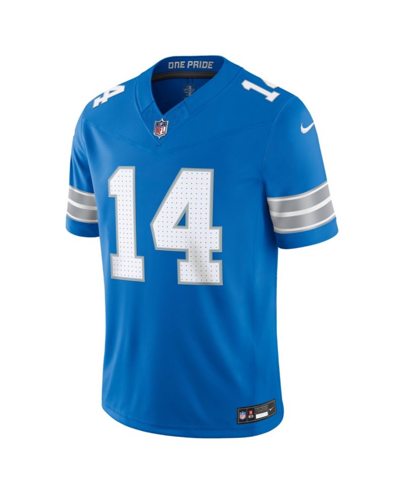 Men's Amon-Ra St. Brown Blue Detroit Lions Vapor F.U.S.E. Stitched Limited Jersey
