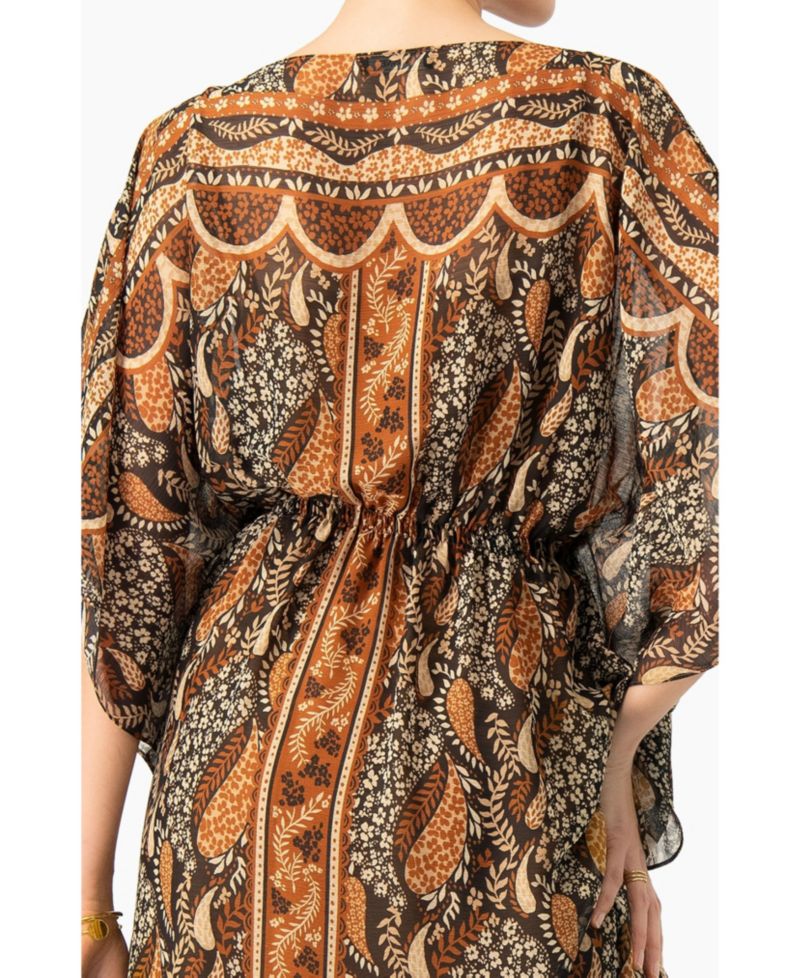 Women's Long Batwing Sleeve Dress