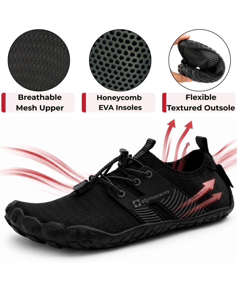 Men’s Quick-Dry Water Shoes Non-Slip Lightweight Beach Barefoot Sneakers