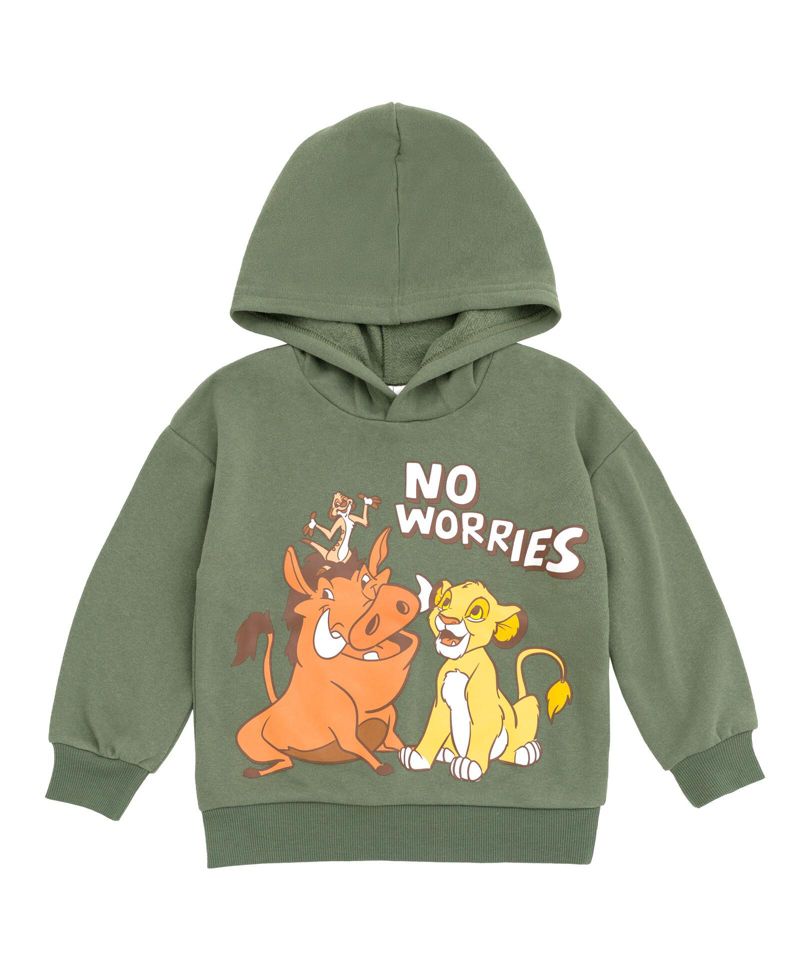 Boys Lion King Fleece Pullover Hoodie and Pants Outfit Set to (18 Months - 10-12)