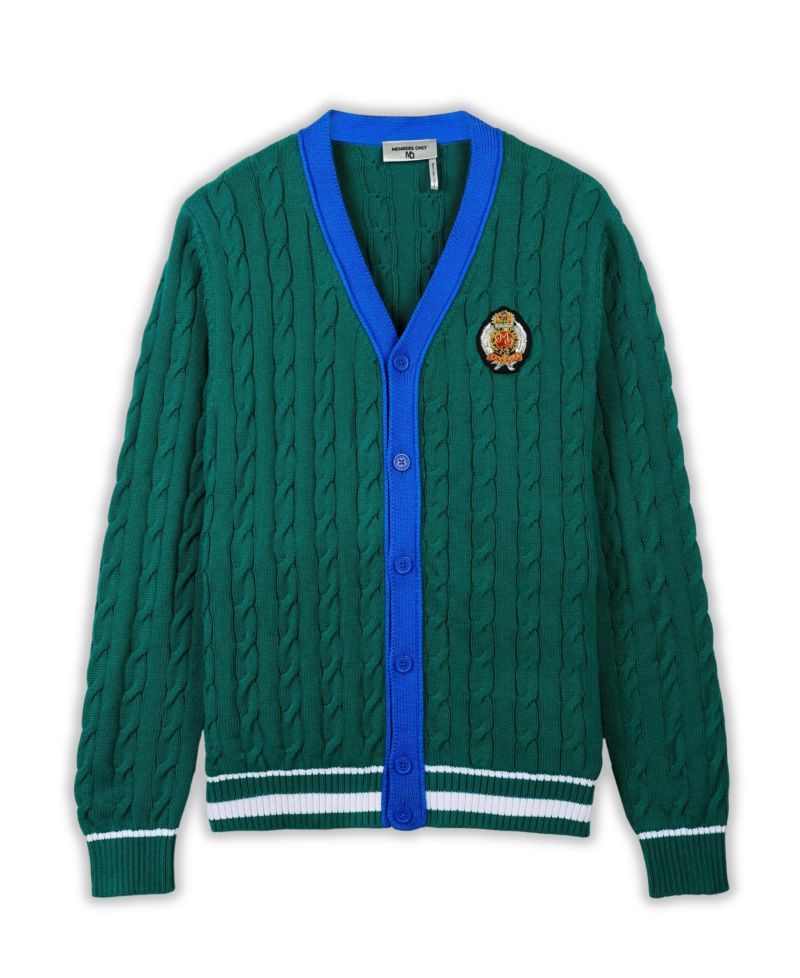 Men's Cable Knit Cardigan