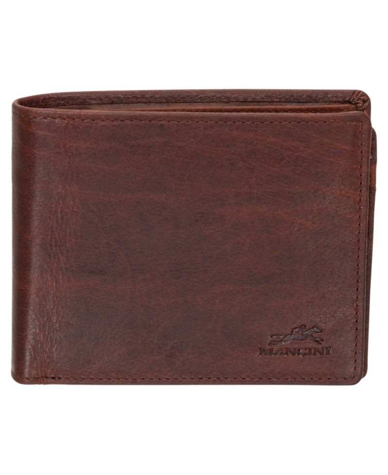 Men's Buffalo RFID Secure Center Wing Billfold Wallet