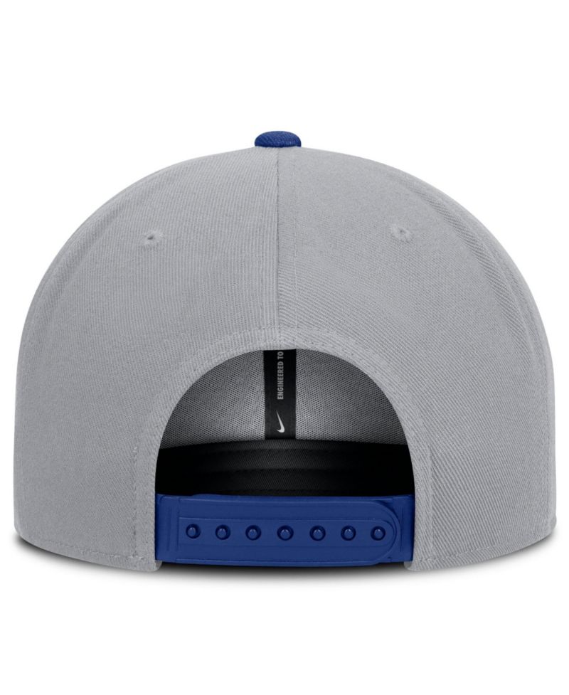 Men's Gray/Royal New York Mets Primetime Pro Dri-FIT snapback Hat
