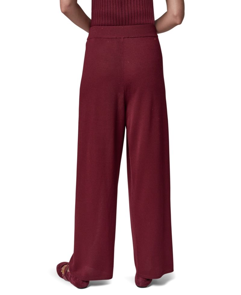 Women's Sequin Wide-Leg Pull-On Pants