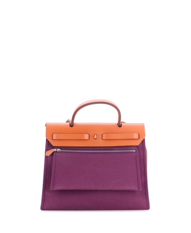 31 Herbag Zip Leather and Toile